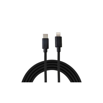 NIZE USB-cable C-L black  0.5m, 12W / 480Mbps / 3 Stück
