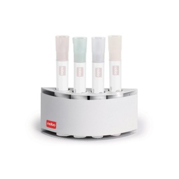 Magnethaftender Stiftehalter, Befestigung an magnethaftenden Tafeln Magnethaftender Stiftehalter, Befestigung an magnethaftenden Tafeln