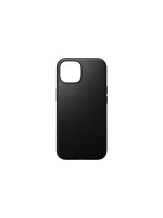 Nomad Coque arrière Modern Leather iPhone 15 Noir