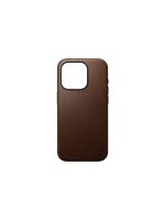 Nomad Etui Modern, Braun, Nomad cuir, fürs Apple iPhone 15 Pro