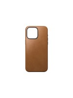 Nomad Etui Modern, Rostbraun, Nomad cuir, fürs Apple iPhone 15 Pro Max