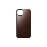 Nomad Coque arrière Modern Leather Horween iPhone 15 Plus Noir