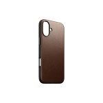 Nomad Coque arrière Modern Leather iPhone 16 Plus Brun