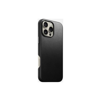 Nomad Traditionelles Leder-Etui Schwarz, iPhone 16 Pro Max Nomad Traditionelles Leder-Etui Schwarz, iPhone 16 Pro Max