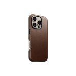 Nomad Coque arrière Traditional Leather iPhone 16 Pro Rouille