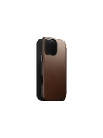 Nomad Modernes cuir Folio Braun, iPhone 16 Pro Max