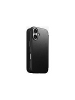 Nomad Book Cover Modernes Leder iPhone 16 Noir