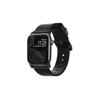 Nomad Modern Strap black/metal, Apple Watch 42mm Nomad Modern Strap black/metal, Apple Watch 42mm