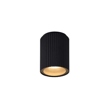 Nordlux Plafonnier Kyklop Ripple GU10, IP54, 230 V, noir