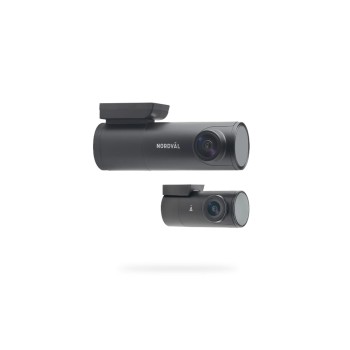 NORDVAL Double caméra de sécurité 4K avec Wi-Fi et GPS, 128 GO NORDVAL Double caméra de sécurité 4K avec Wi-Fi et GPS, 128 GO