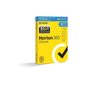 Norton 360 Deluxe Non-subscription, Box, Voll, 3 PC, 1J, ML - 3für1 PROMO Norton 360 Deluxe Non-subscription, Box, Voll, 3 PC, 1J, ML - 3für1 PROMO