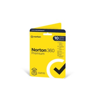 Norton Norton 360 Premium, Sleeve, 10 Device, 1 Jahr Norton Norton 360 Premium, Sleeve, 10 Device, 1 Jahr