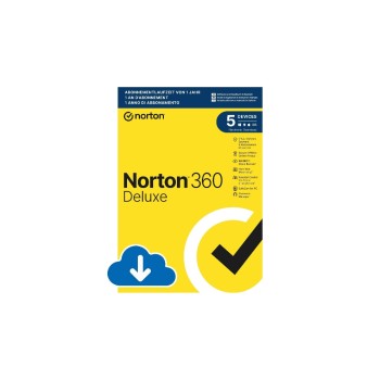 Norton Norton 360 Deluxe ESD, 5 Dispositif, 1 an