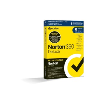 Norton 360 Deluxe w/AntiTrack, Box, 5 PC, 1J, 50GB Norton 360 Deluxe w/AntiTrack, Box, 5 PC, 1J, 50GB