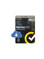 Norton 360 Advanced ESD, 10 Device, 1 an, 200GB de mémoire cloud