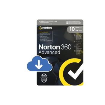 Norton 360 Advanced, ESD, Vollversion, 10 PC, 1J, 200GB Norton 360 Advanced, ESD, Vollversion, 10 PC, 1J, 200GB