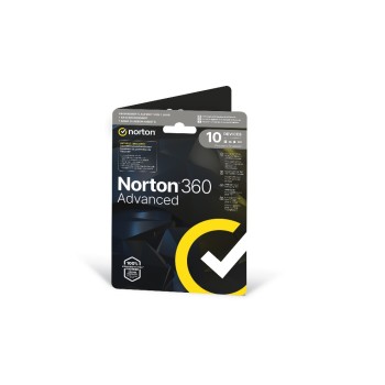 Norton 360 Advanced, Sleeve, Vollversion, 10 PC, 1J, 200GB Norton 360 Advanced, Sleeve, Vollversion, 10 PC, 1J, 200GB
