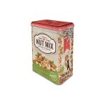 Nostalgic Art Boîte à provisions Nut Mix 1.3 l, Beige/Vert/Rouge