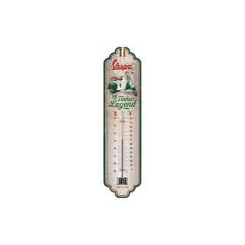 Nostalgic Art Thermometer Vespa, Metall, 28x6.5 cm, Celisus & Fahrenheit Nostalgic Art Thermometer Vespa, Metall, 28x6.5 cm, Celisus & Fahrenheit