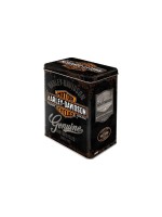 Nostalgic Art Boîte à provisions Harley Davidson 3 l, Orange/Noir/Blanc