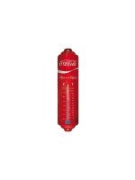 Nostalgic Art Thermometer Coca-Cola, Metall, 28x6.5 cm, Celisus & Fahrenheit