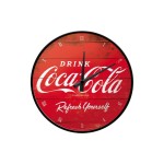 Nostalgic Art Horloge murale Coca-Cola Ø 31 cm, Rouge/Blanc