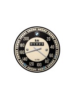 Nostalgic Art Wanduhr BMW Tacho, 31x5.5 cm (DxT), exkl. AA Batterien