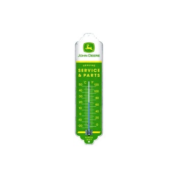 Nostalgic Art Thermometer John Deere, Metall, 28x7 cm, Celisus & Fahrenheit Nostalgic Art Thermometer John Deere, Metall, 28x7 cm, Celisus & Fahrenheit