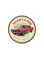 Nostalgic Art Wanduhr Ford Mustang, 31x5.5 cm (DxT), exkl. AA Batterien