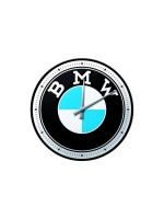 Nostalgic Art Horloge murale BMW Logo Ø 31 cm, Bleu/Noir/Blanc