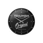 Nostalgic Art Horloge murale Triumph Original Ø 31 cm, Noir