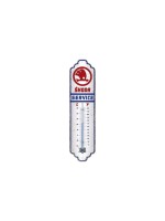 Nostalgic Art Thermometer Skoda Service, Metall, 28x7 cm, Celisus & Fahrenheit