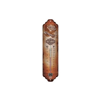 Nostalgic Art Thermometer Harley Davidson, Metall, 28x7 cm, Celisus & Fahrenheit Nostalgic Art Thermometer Harley Davidson, Metall, 28x7 cm, Celisus & Fahrenheit