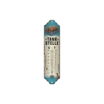Nostalgic Art Thermometer Tankstelle Bier, Metall, 28x7 cm, Celisus & Fahrenheit Nostalgic Art Thermometer Tankstelle Bier, Metall, 28x7 cm, Celisus & Fahrenheit