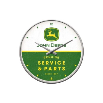 Nostalgic Art Horloge murale John Deere Ø 31 cm, Vert/Blanc