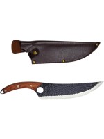 BBQ-Messer L with Holzgriff, with cuir-Etui, 36cm