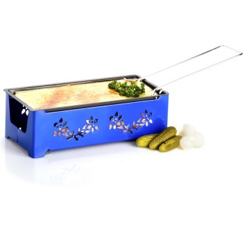 Nouvel Raclette HÈeat Cheese! @home, mit 4 Rechaudkerzen, blue Nouvel Raclette HÈeat Cheese! @home, mit 4 Rechaudkerzen, blue