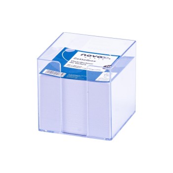 NOVOOO Zettelbox, 731142 transparent9x9x9cm NOVOOO Zettelbox, 731142 transparent9x9x9cm
