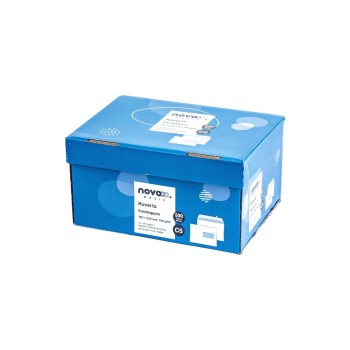 novooo. Enveloppe m/fenêtre droite C5 Blanc, 500 pièces novooo. Enveloppe m/fenêtre droite C5 Blanc, 500 pièces