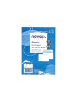 novooo. Enveloppe o/fenêtre C5 Blanc, 50 pièces