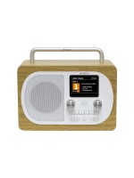 Noxon Eiger, DAB+ Radio, Eiche/Weiss, DAB+, UKW, BT, Wecker