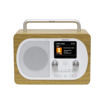 Noxon Eiger, DAB+ Radio, Eiche/white, DAB+, UKW, BT, Wecker Noxon Eiger, DAB+ Radio, Eiche/white, DAB+, UKW, BT, Wecker