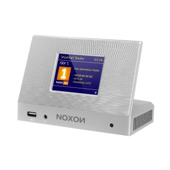 NOXON A120+, DAB+ & Internet Radio Adapter, silver, Bluetooth, Spotify NOXON A120+, DAB+ & Internet Radio Adapter, silver, Bluetooth, Spotify