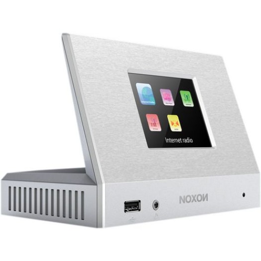 NOXON A120+, DAB+ & Internet Radio Adapter, silver, Bluetooth, Spotify