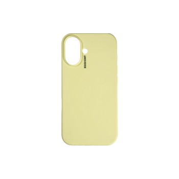 Nudient Coque arrière Base Case Magsafe iPhone 16 Jaune pâle