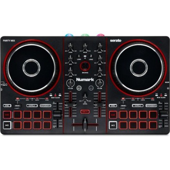 Numark Party Mix 3, DJ Kontroller m. Lichteffekten