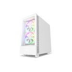NZXT Boîtier d’ordinateur H5 Elite Blanc mat