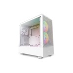 NZXT Boîtier d’ordinateur H5 Flow RGB Blanc mat