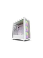 NZXT Boîtier d’ordinateur H7 Flow RGB Blanc mat