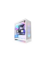 NZXT H7 Flow RGB white, 2x3.5, 4x 2.5, 2x USB3.2 T-A, 1x USB3.2 T-